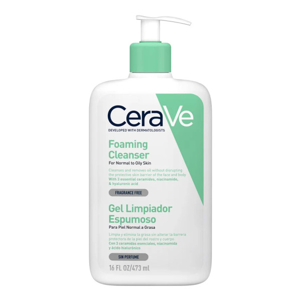 CERAVE GEL LIMPIADOR ESPUMOSO 236ML