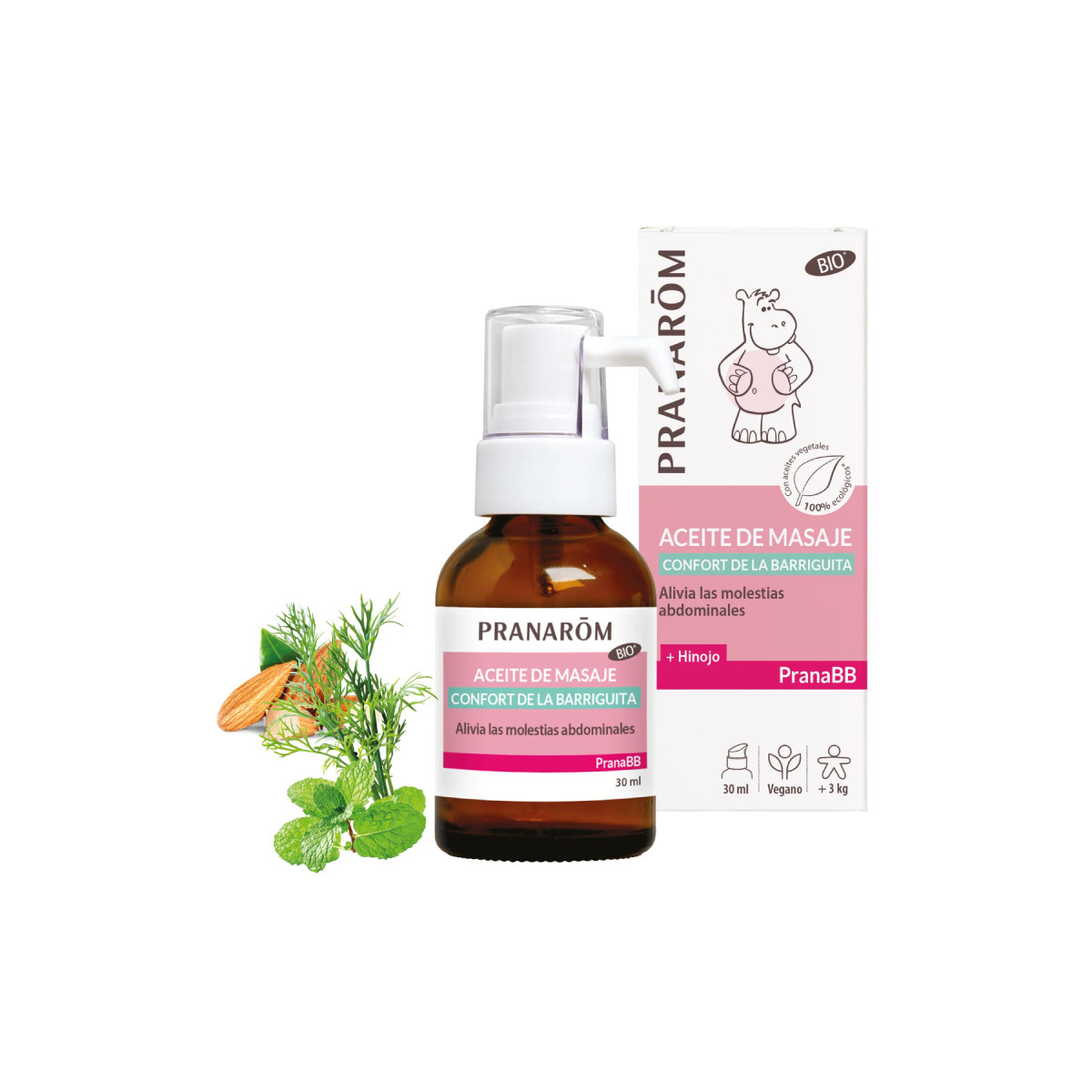 PRANARôM ACEITE DE MASAJE CONFORT DE LA BARRIGUTA