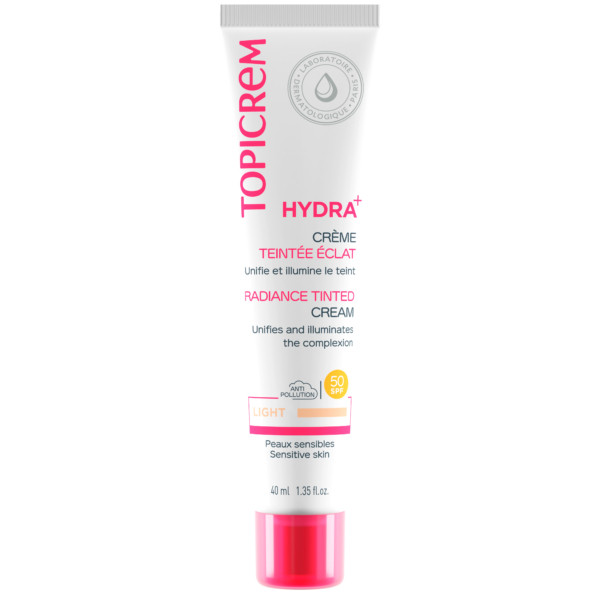 TOPICREM HYDRA+ CREMA TINTADA COLOR CLARO SPF50