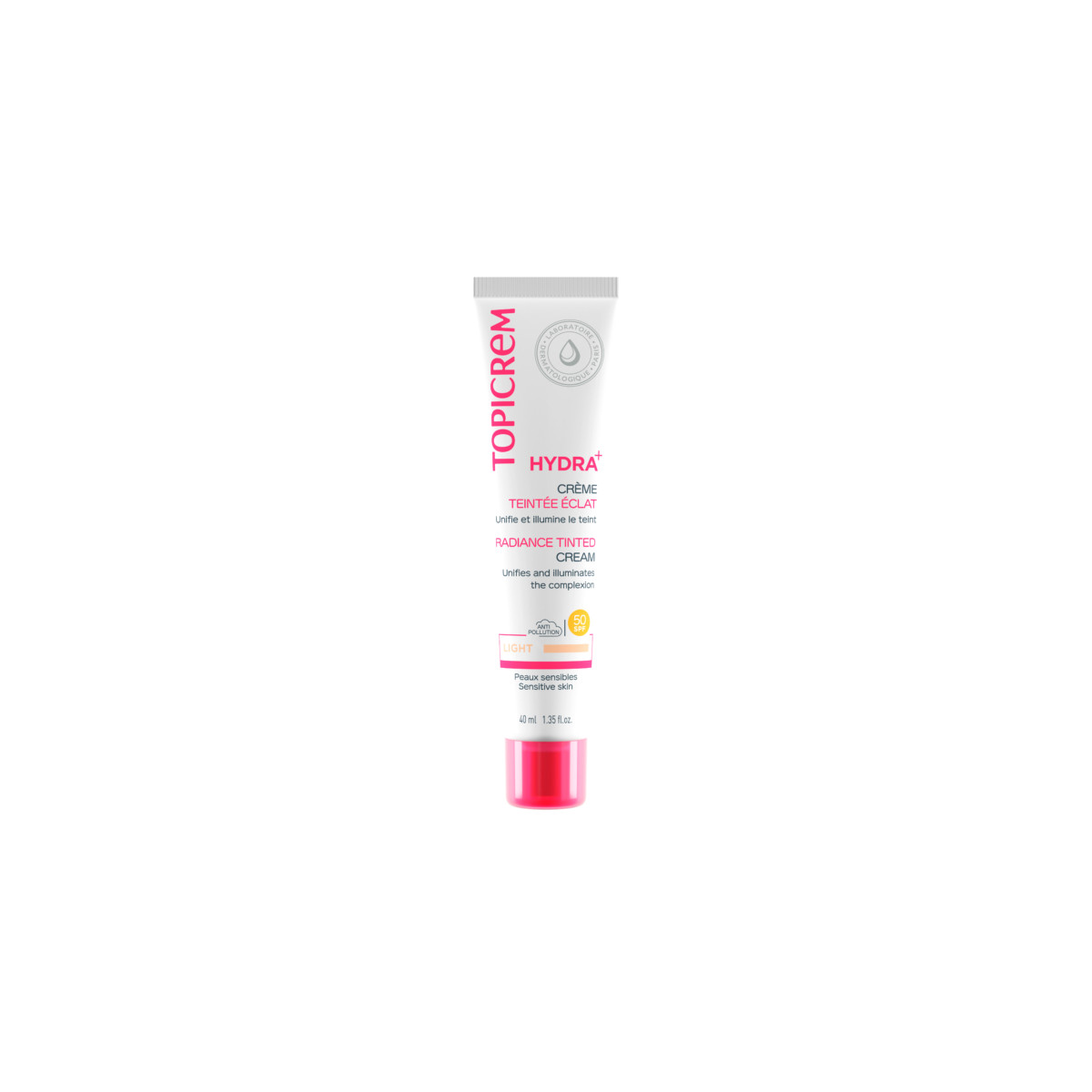 TOPICREM HYDRA+ CREMA TINTADA COLOR CLARO SPF50