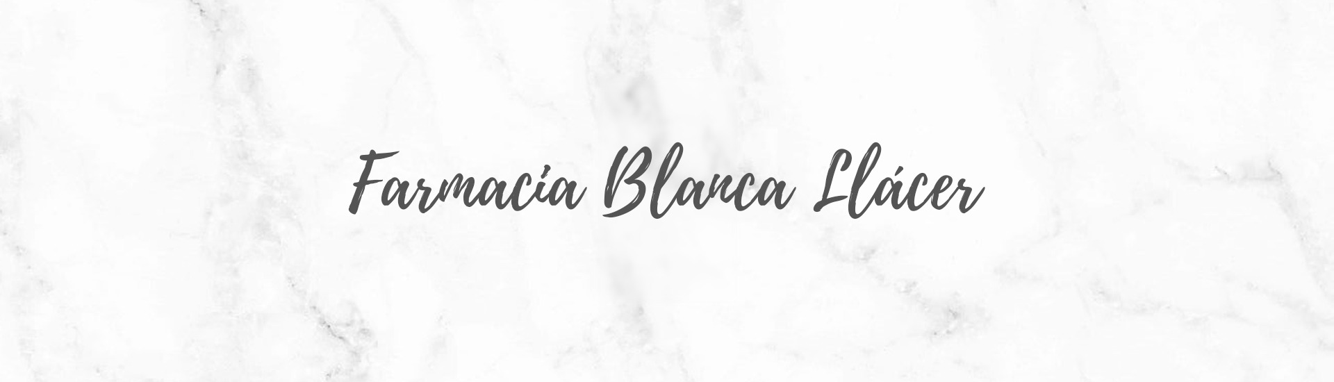 Bienvenidos a Farmacia Blanca Llácer